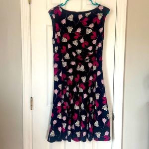 Floral Print Shift Dress - Size 6
